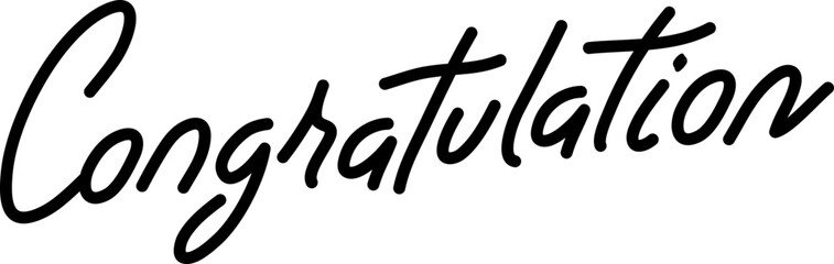 Handwriting Congratulation Letter