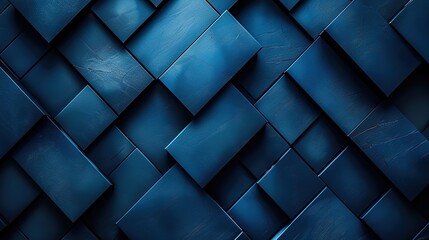 Fototapeta premium Dark blue block background image high-end matte gradient background above and use it as wallpaper.