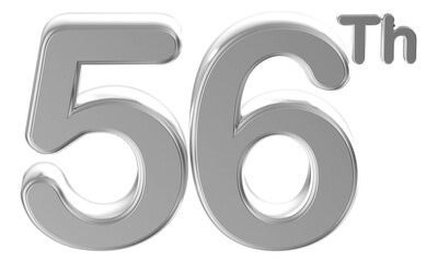 Anniversary Silver Number 56
