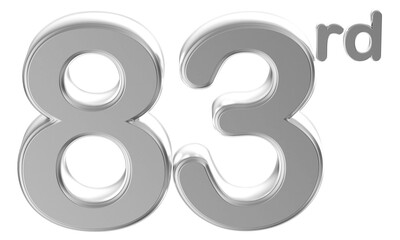 Anniversary Silver Number 83
