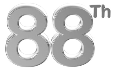 Anniversary Silver Number 88
