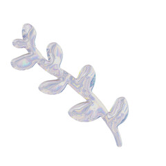 3d element transparent background.