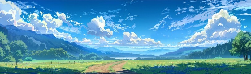 Obraz premium Colorful and Playful Cartoon Comedy Scene with Lively Characters，Anime style