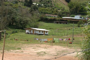 landscape, field, nature, grass, sky, green, rural, agriculture, countryside, meadow, farm, summer, hill, road, country, tree, hills, spring, view, trees, village, fields, land, cloud, scenery