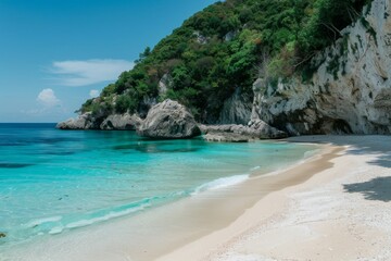 Fototapeta premium Tranquil Beach Cove in Greece