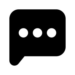 Chat icon. chat, communication, bubble, message, design, discussion, talk, speech, conversation. Vector icon illustration