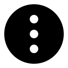 option menu icon. option, menu, ui, app, vector, web, application, design, interface, button, template, layout. Vector icon illustration