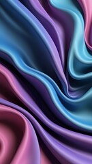 Obraz premium Abstract background with flowing lines of blue, purple and pink colors.