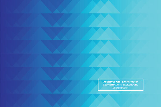 Triangular and Triangle Shapes Blue and Light Blue Colors with Gradient Backdrop Modern Abstract Background Geometric Background
