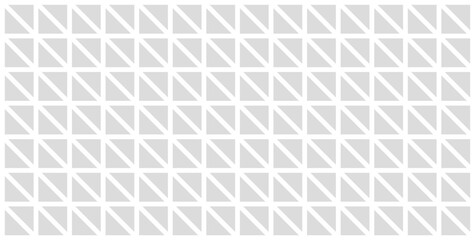 Seamless geometric pattern with triangles, squares, lines. Monochrome abstract background.