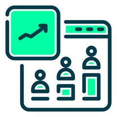 seo traffic icon illustration