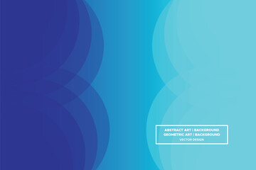 Circular and Circle Shapes Blue and Light Blue Colors with Gradient Backdrop Modern Abstract Background Geometric Background