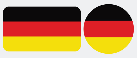 Obraz premium Flag of Germany. Germany flag illustrator country flags