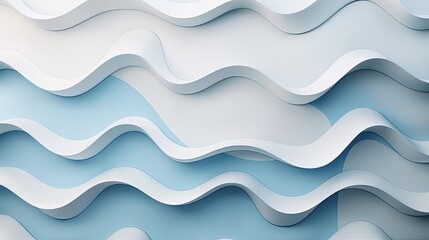 Geometric 3D backdrop with repetitive forms, smooth textures, and a creative, abstract design