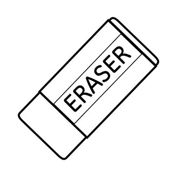 recommend clip art: eraser line vector illustration