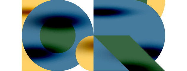 Circle pattern, round elements with lines and arrows composition for wallpaper, banner, background or landing