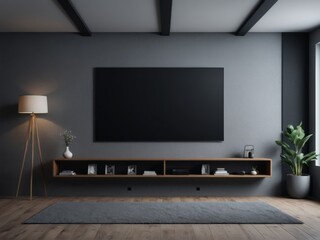 Abstract wallpaper background living room large screen