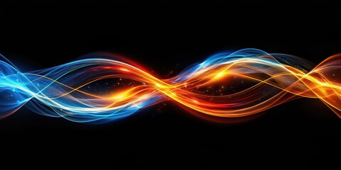 Twisting magic effect on black background, magical, abstract, swirl, mystical, enchanting, dark, spellbinding, illusion