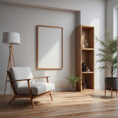 Abstract wallpaper background living room wooden floor