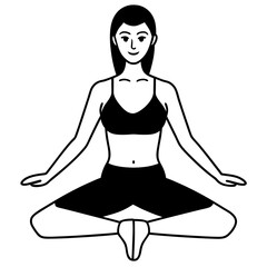 yoga vector illustration