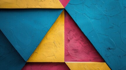 3 colorful triangles