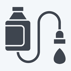 Obraz premium Icon Water Filter. related to Backpacker symbol. glyph style. simple design editable. simple illustration