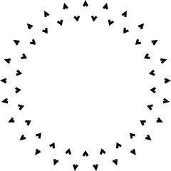 Fototapeta premium Star dash line