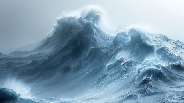 Abstract seascapes evoking wonder with unique visuals