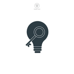 Intellectual Property Icon symbol vector illustration isolated on white background