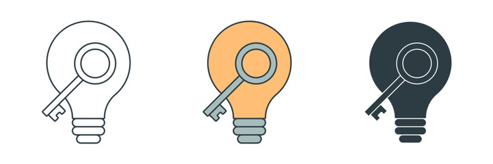 Intellectual Property Icon symbol vector illustration isolated on white background