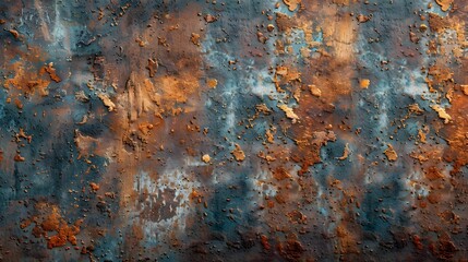 Fototapeta premium Rust texture background, oxidized and corroded surface.