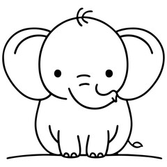 cute animal doodle cartoon design hand drawn wild animal pet and farm animal 