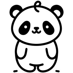 cute animal doodle cartoon design hand drawn wild animal pet and farm animal 