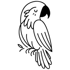 cute animal doodle cartoon design hand drawn wild animal pet and farm animal 