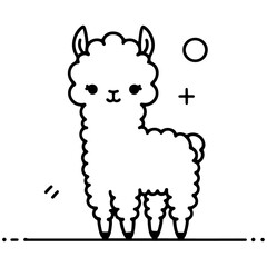 cute animal doodle cartoon design hand drawn wild animal pet and farm animal 