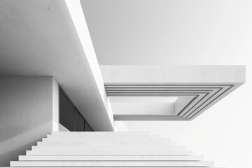 Obraz premium Minimalist Concrete Architecture