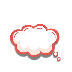 text box bubble and message cute 