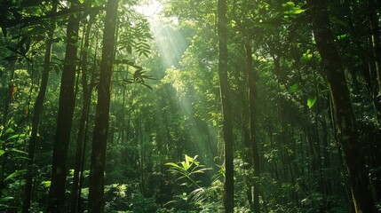 Fototapeta premium Forest Sunbeams