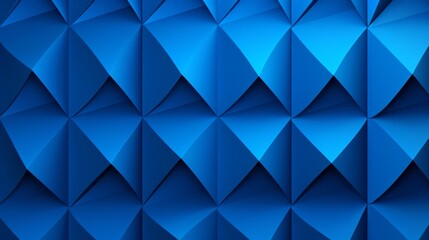 Obraz premium A close-up of a textured blue background made of geometric shapes
