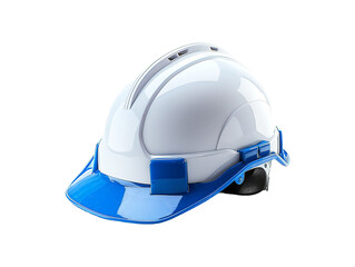Fototapeta premium Constructor helmet isolated on transparent background, generative, ai 