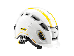 Constructor helmet isolated on transparent background, generative, ai 