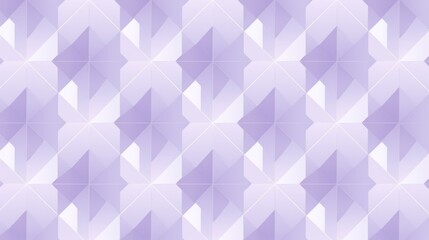 Obraz premium A pattern of overlapping triangles in shades of lavender and white