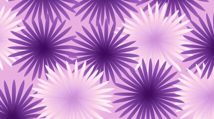 Purple and white flower pattern background