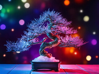 Ice Bonsai in a different universe