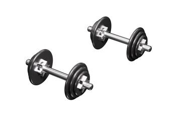 3d rendering sprots dumbbell picture