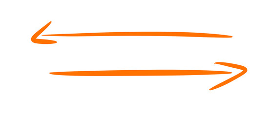 Symbol element two arrows pointing in different directions illustration