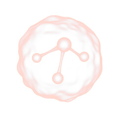 3d rendering science molecular and DNA