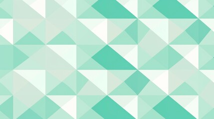 Fototapeta premium A pattern of green and white triangles
