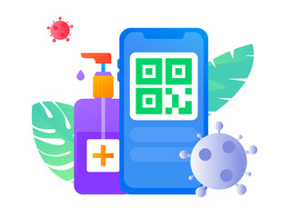 Medical characters fighting the epidemic flat vector concept operation hand drawn illustration
