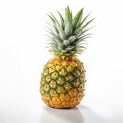 Fototapeta premium Pineapple on isolated White Background.